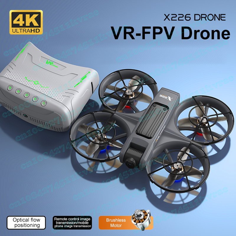 X226 VR FPV Drone 4K HD Dual C - Drone Kit With Camera avaliação e preço
