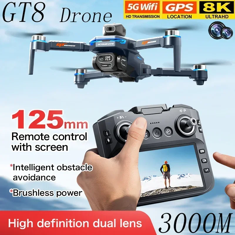 GT8 Drone Obstacle Avoidance B - Drone Kit Professional avaliação e preço