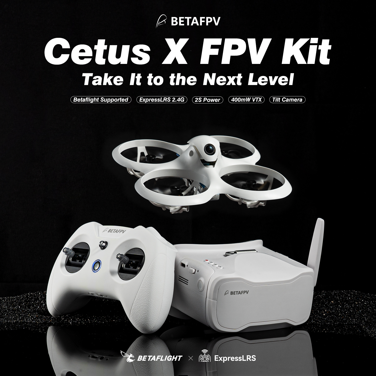BETAFPV Cetus X FPV Kit Racing - Drone Kit Racing avaliação e preço