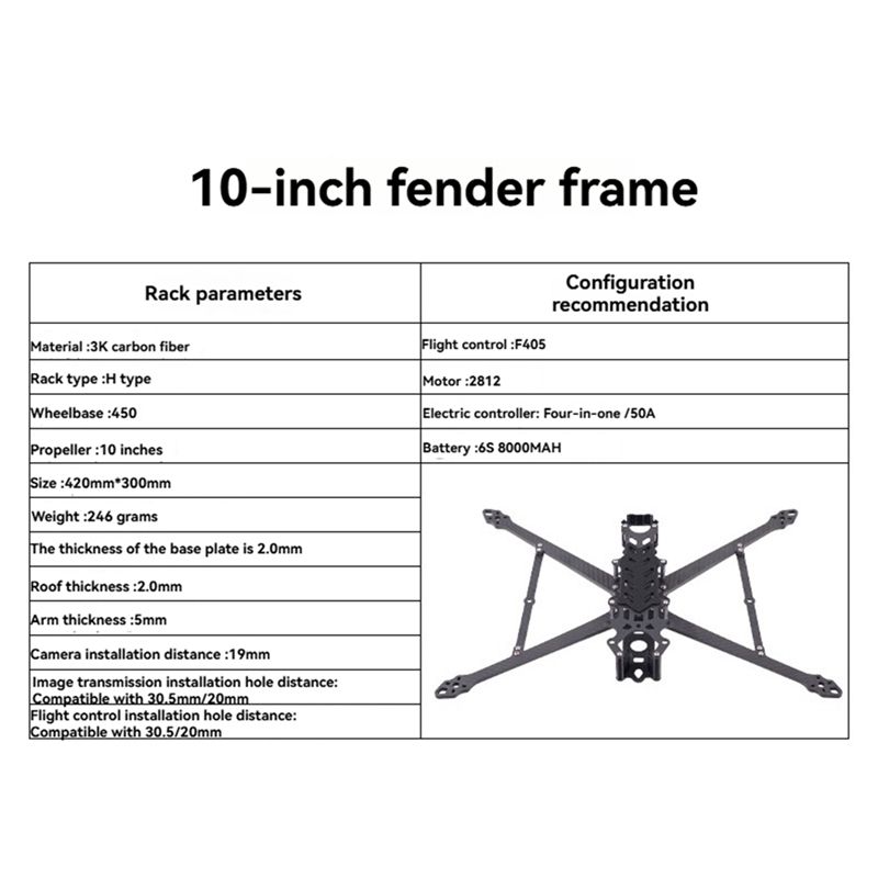 ABKN-Super Long Range FPV Cros - Drone Kit Long Range avaliação e preço