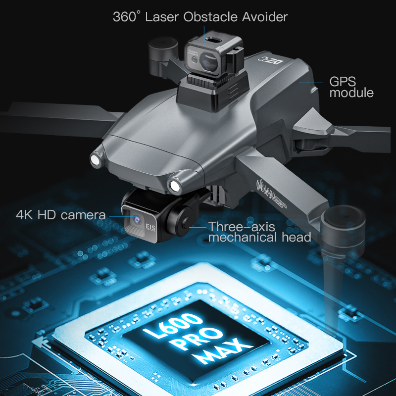 New LYZRC L600 PRO MAX Profess - Drone Kit Vtol avaliação e preço