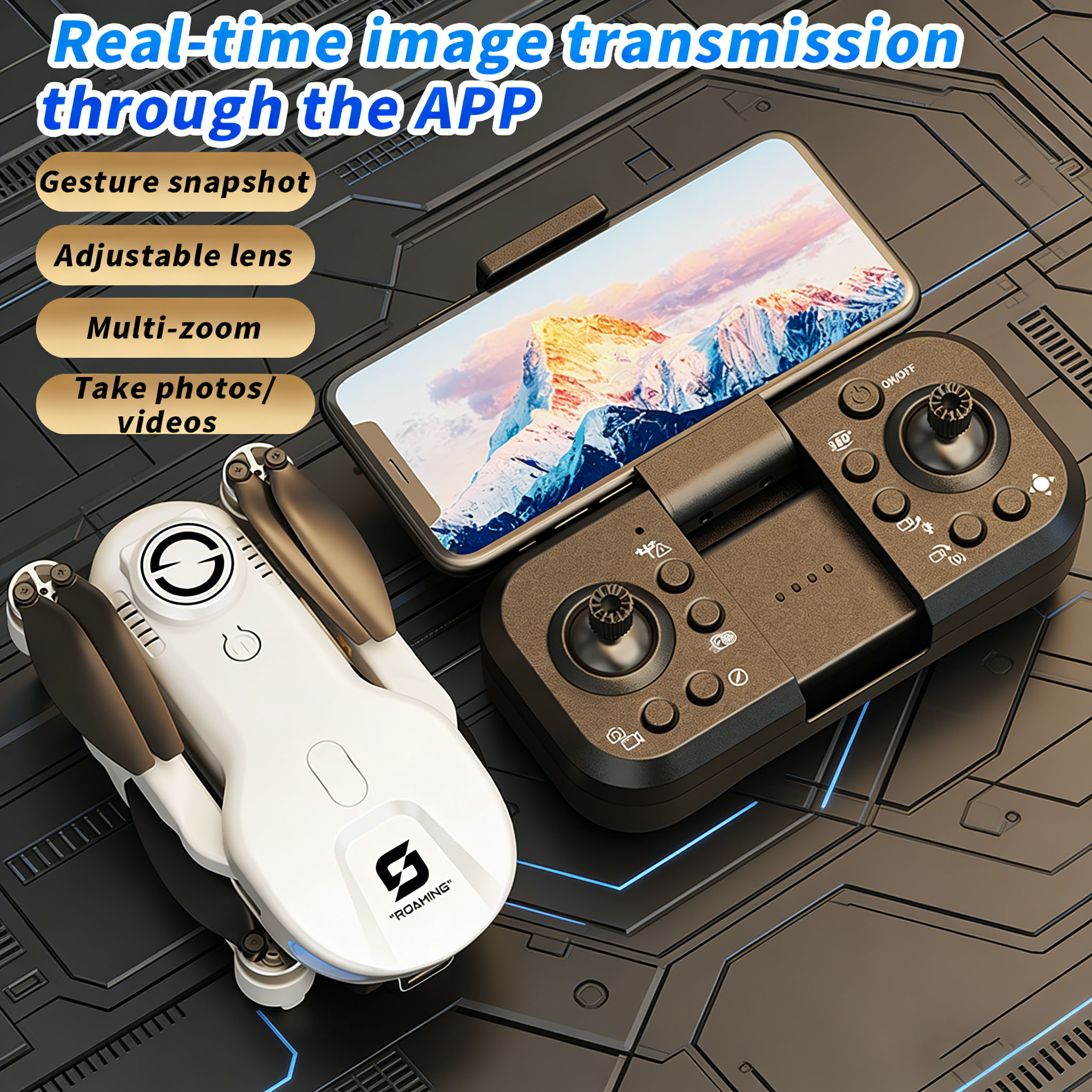 HD 8K Professional GPS Drone w - Drone Kit Hexacopter avaliação e preço