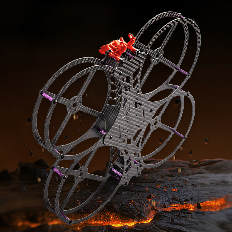 Flyroun  5 Inch Carbon Fiber F - Drone Kit Octocopter avaliação e preço