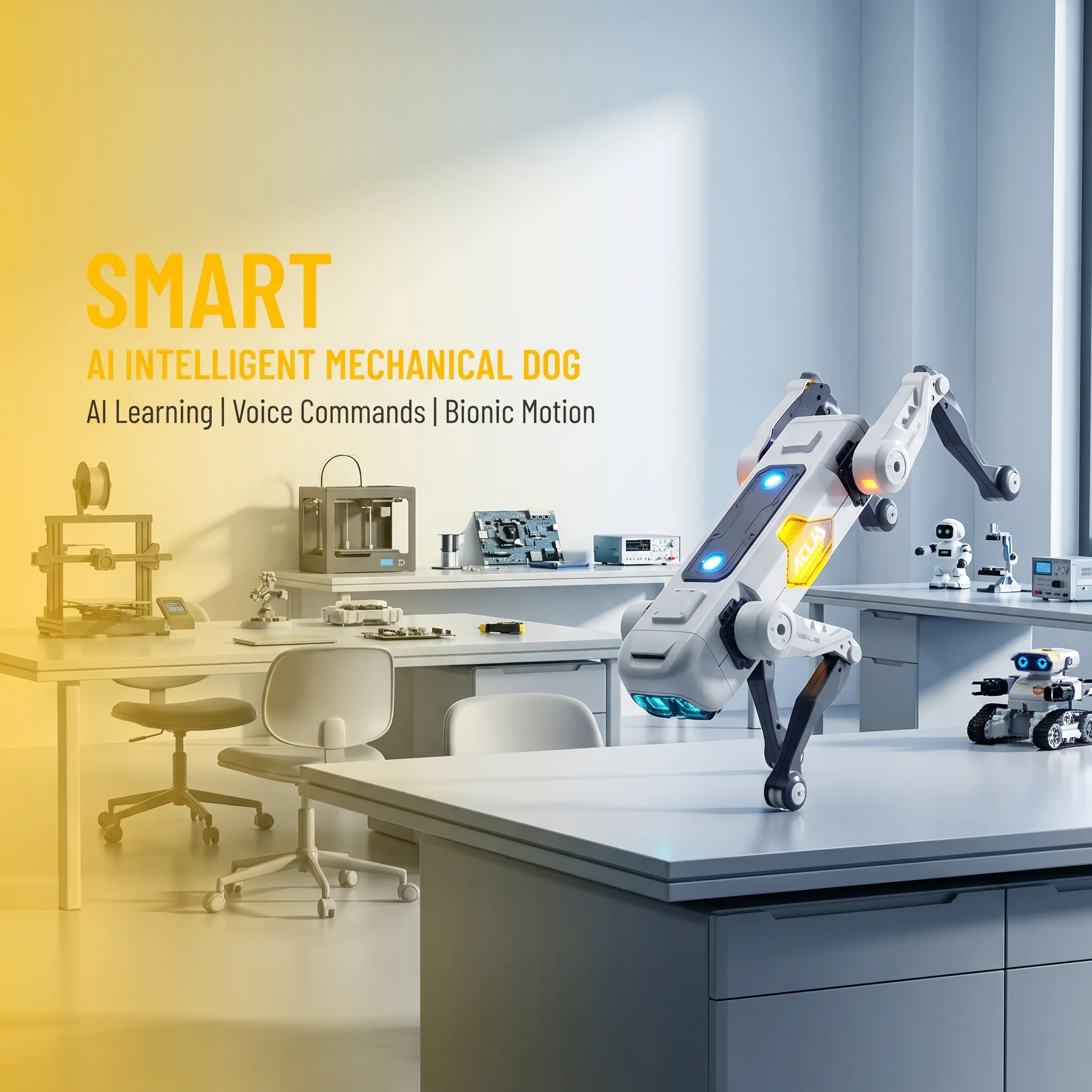 AI Smart Robot Dog, Voice & AP - Drone Kit With Camera avaliação e preço